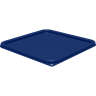 Carlisle, Squares Food Storage Container Lid 12 - 22 qt, Royal Blue, 6/Case