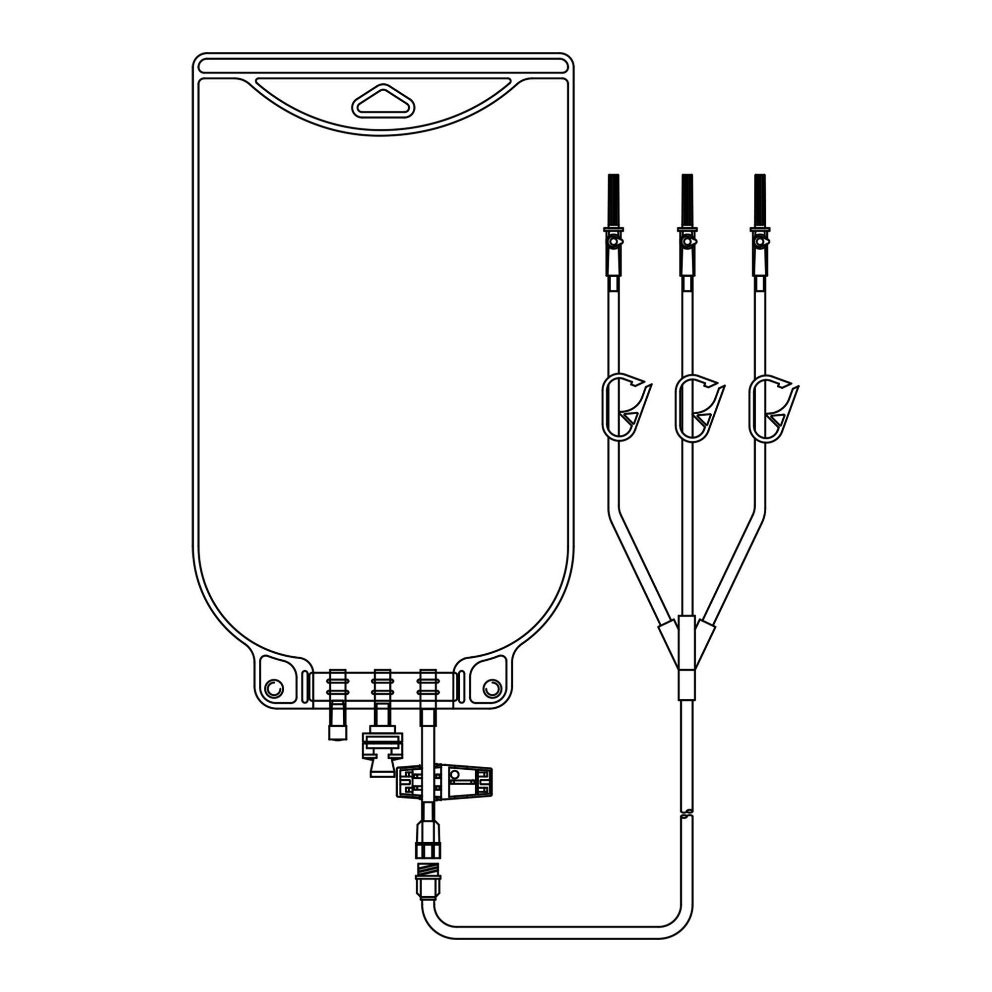 McKesson Brand BAG, EVA GRAVITY 3LEG 3000ML (50/CS)