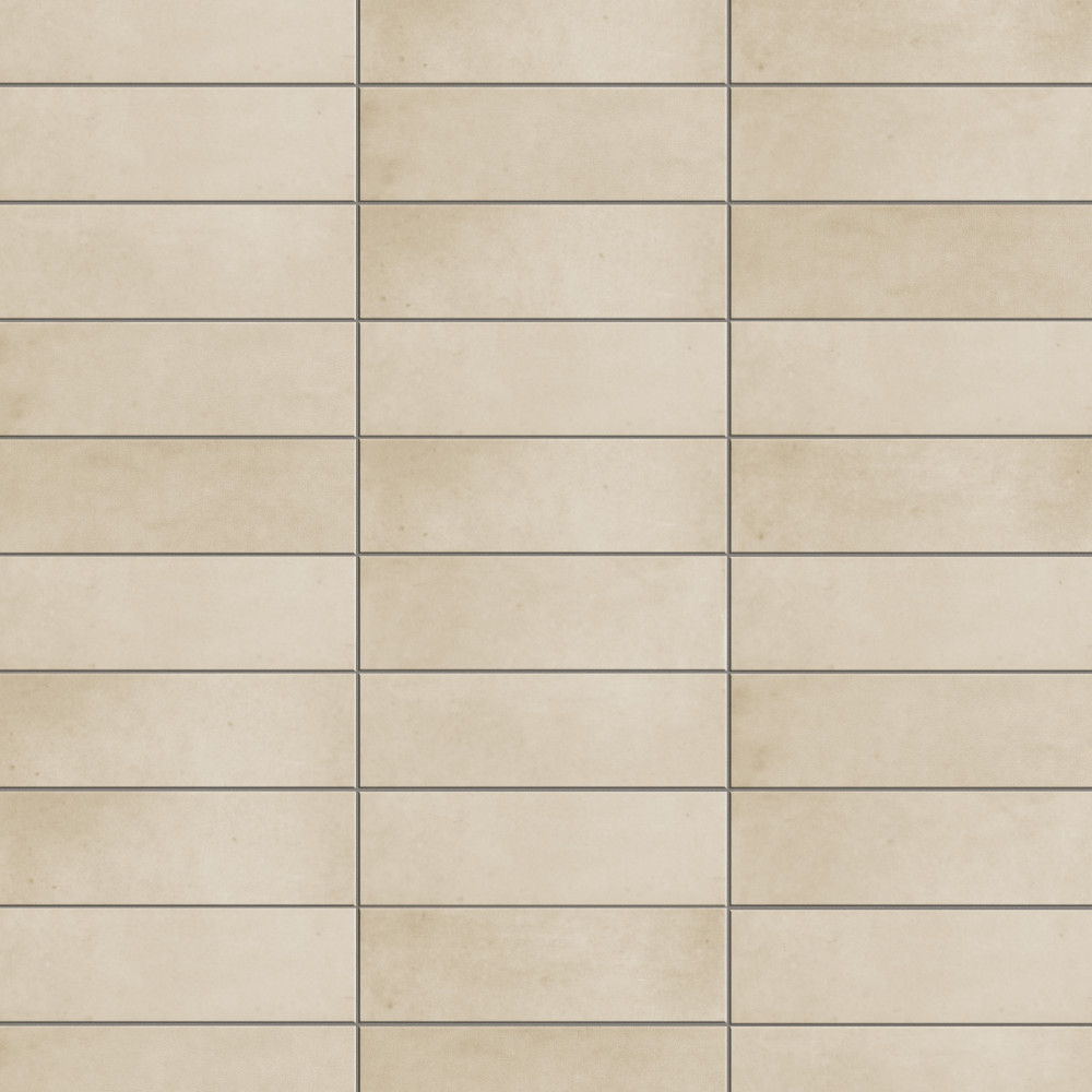 Coco Matte Canvas Beige 2 in. x 5-7/8 in. Porcelain Floor and Wall Tile