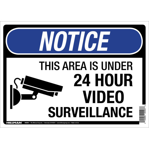 Under Surveillance Sign (10