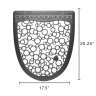 Hillyard, P-Shield Urinal Mat, 17.50"x20.25", Black, No Added Odor