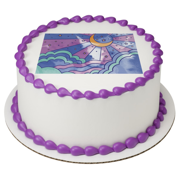 Prismatic Sky PhotoCake® Edible Image®