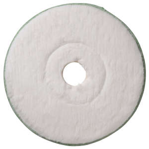 Americo, Microfiber Cleaning, White, 12", Round Floor Pad