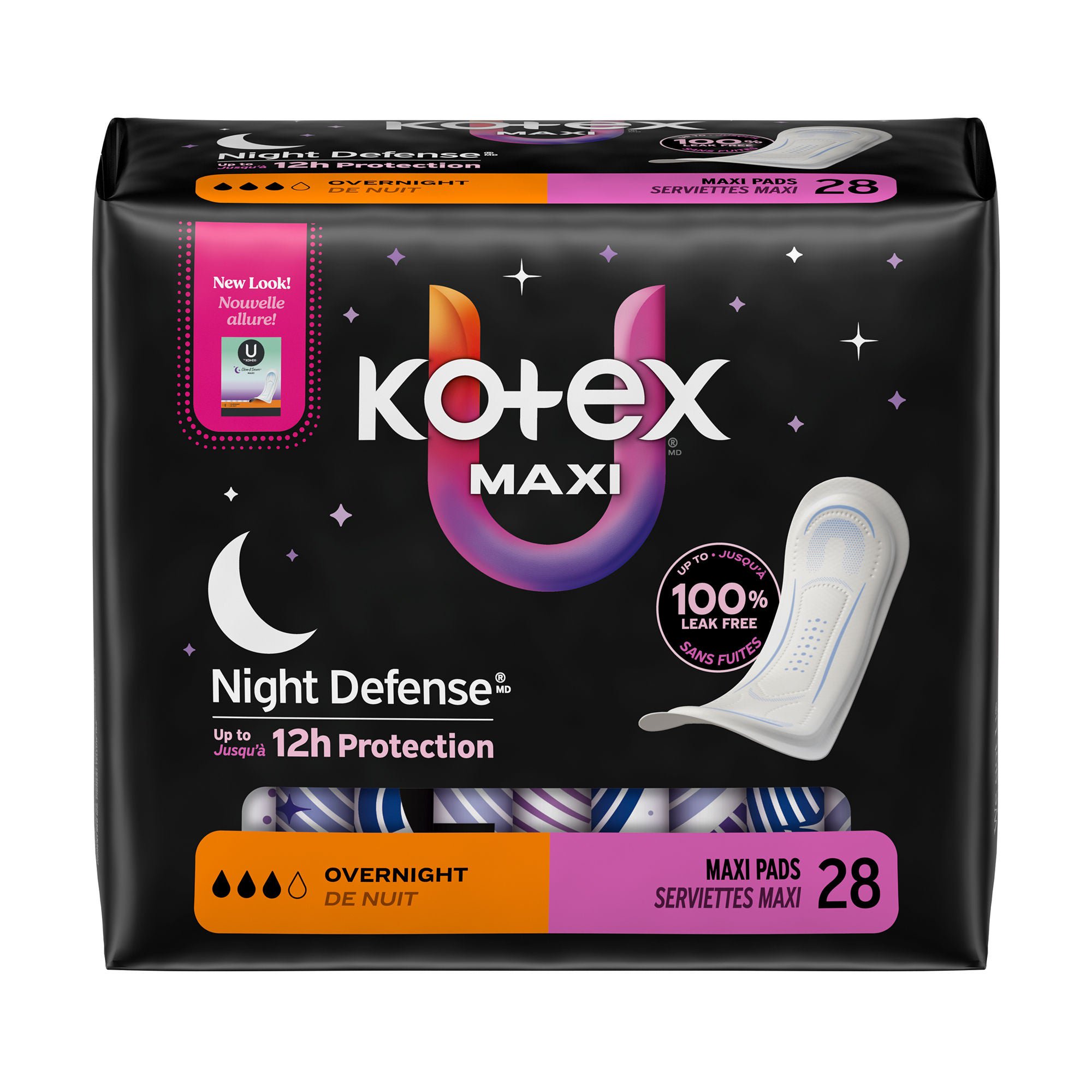 Kimberly Clark PAD, KOTEX PREM MAXI OVER NIGHT CORE (28/PK 3PK/CS)
