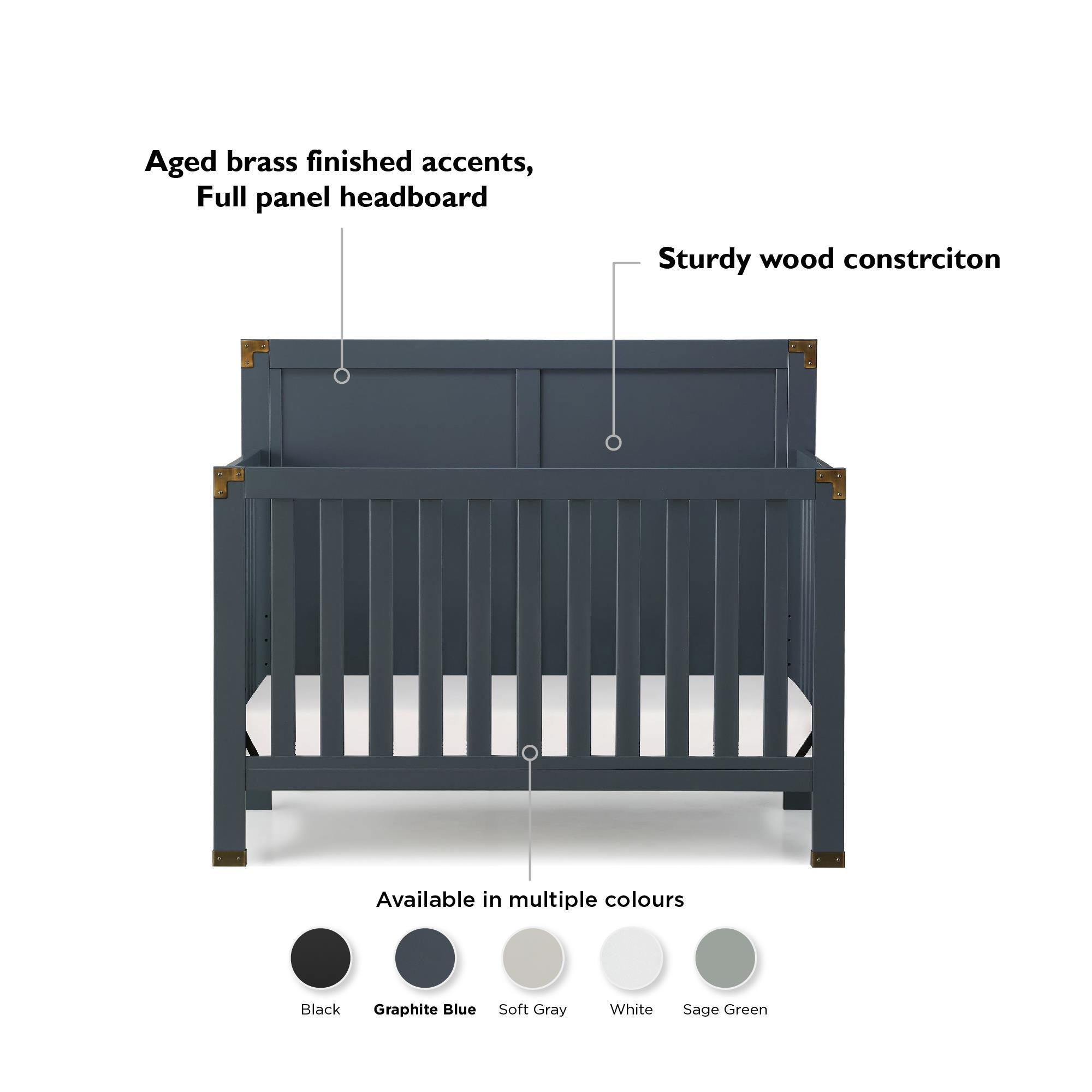 Baby Relax Miles 5-in-1 Convertible Crib