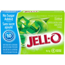 Jell-O Lime Jelly Powder Light, Gelatin Mix