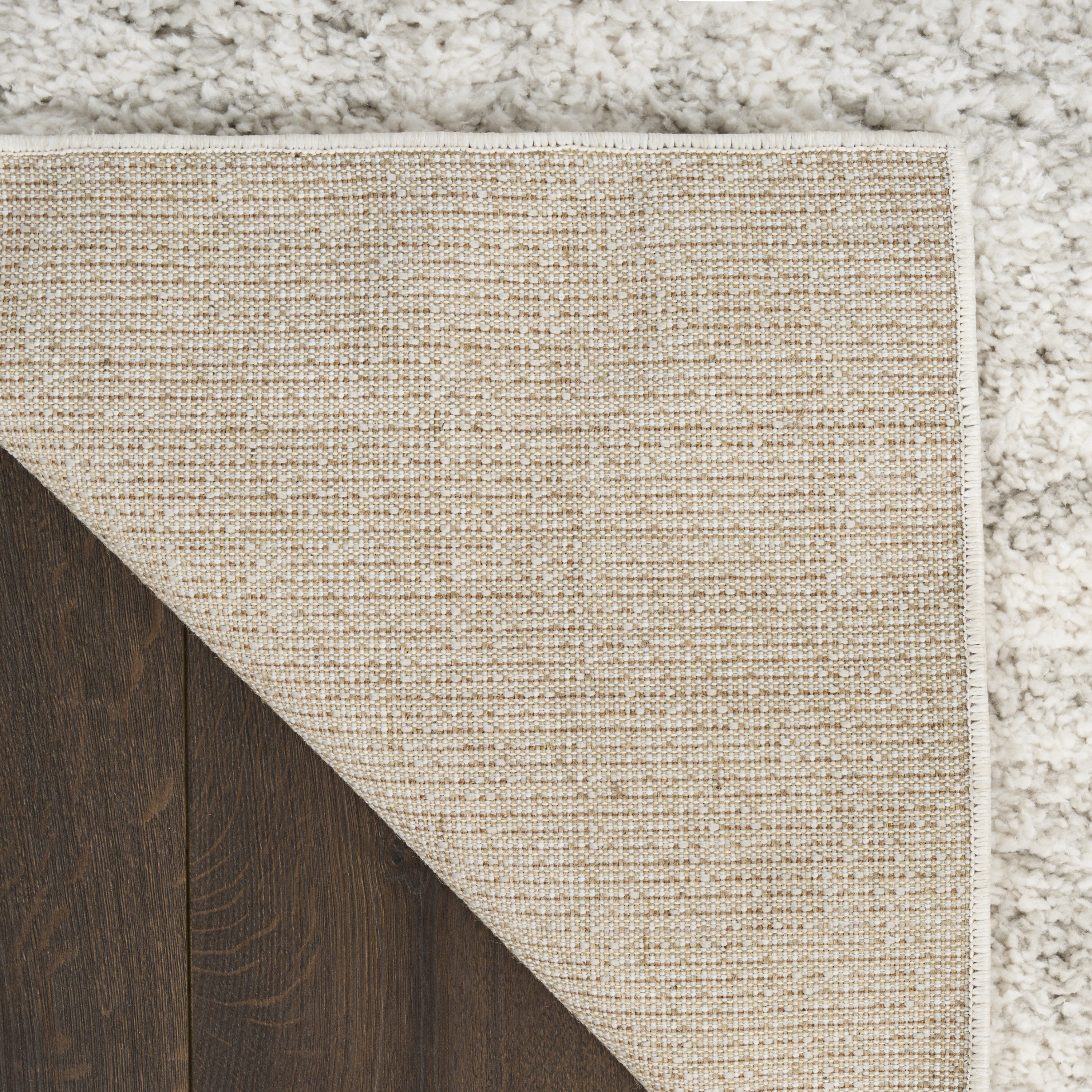 Nourison Modern Shag 7'10" x 9'10" Ivory Grey Modern Indoor Rug