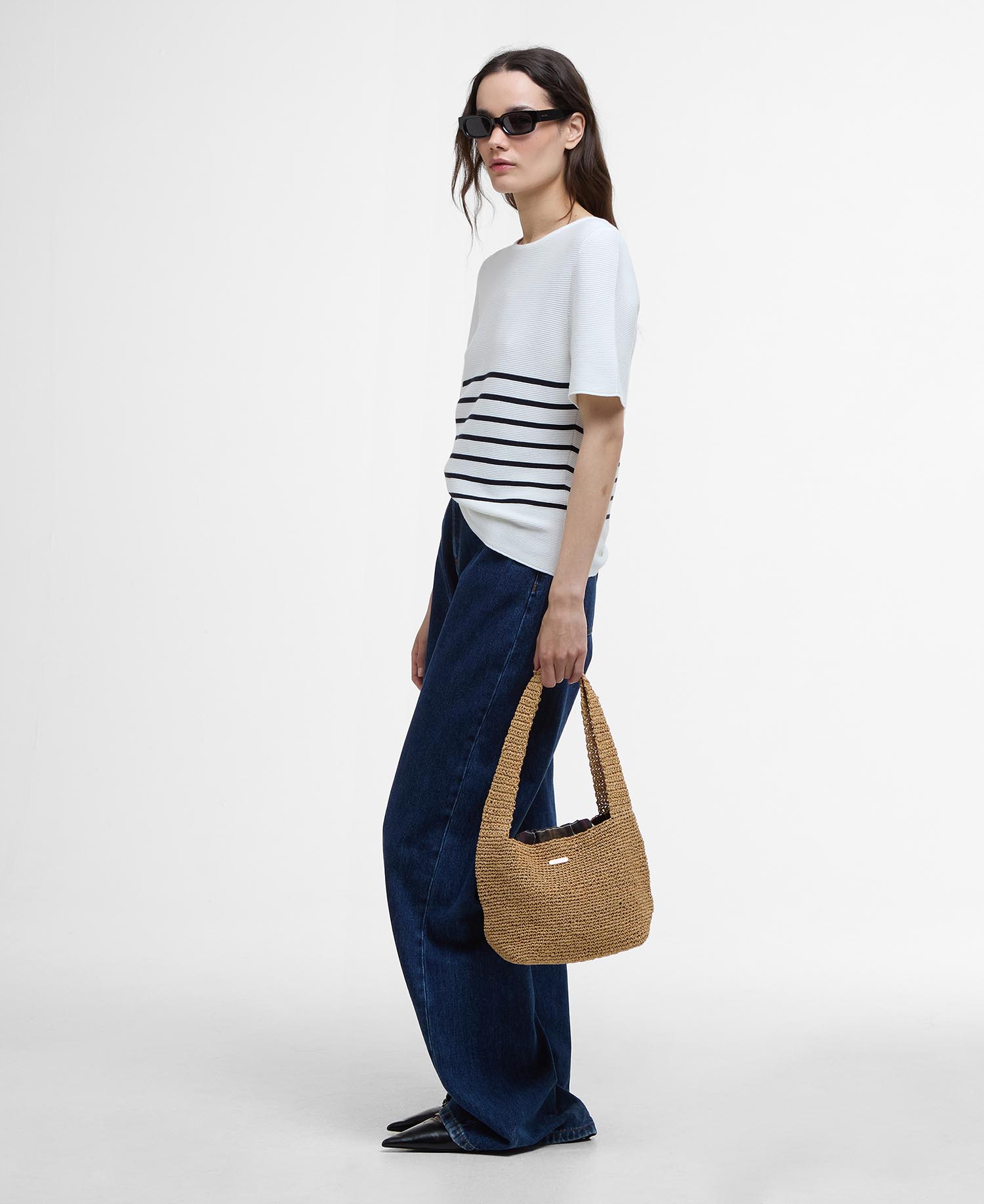 Ivy Striped Short-Sleeved Jumper image number 1