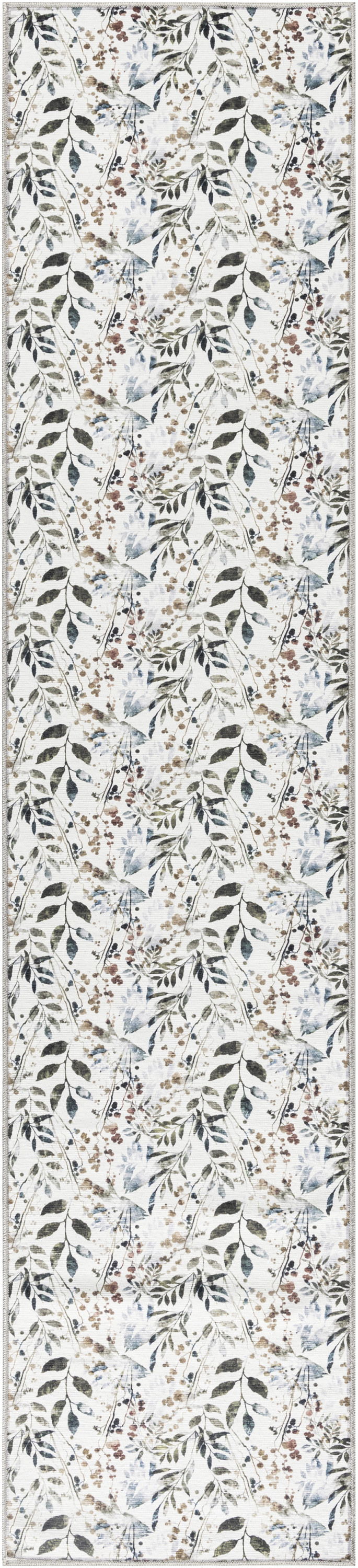 Nourison Nourison Washables 2'2" x 8' Ivory Multicolor Contemporary Indoor Rug