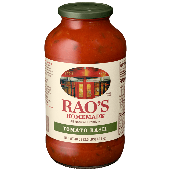 Tomato Basil Sauce, 40 oz