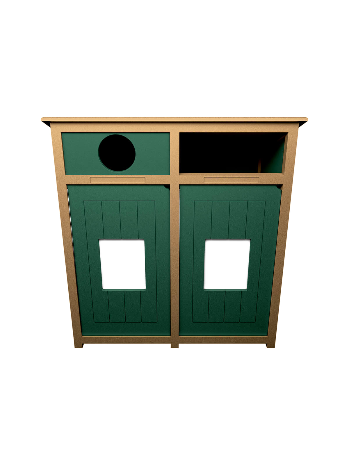 AURA – Double – Unit – Circle-Full – Cedar-Green