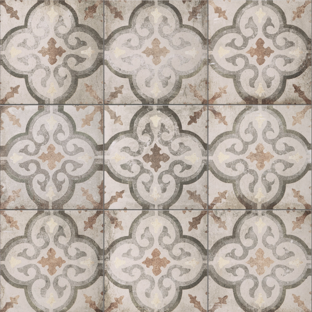 D’Anticatto Decor Palazzo 8-3/4 in. x 8-3/4 in. Porcelain Floor and Wall Tile
