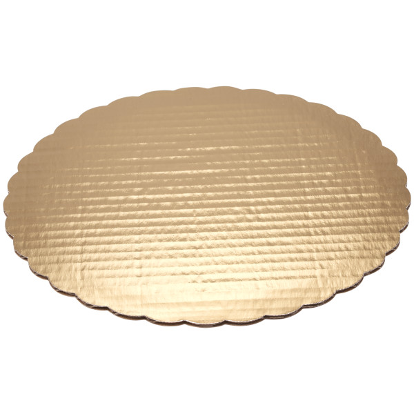 10" Round Gold Cake Board