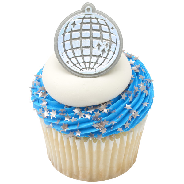 Disco Ball Cupcake Rings