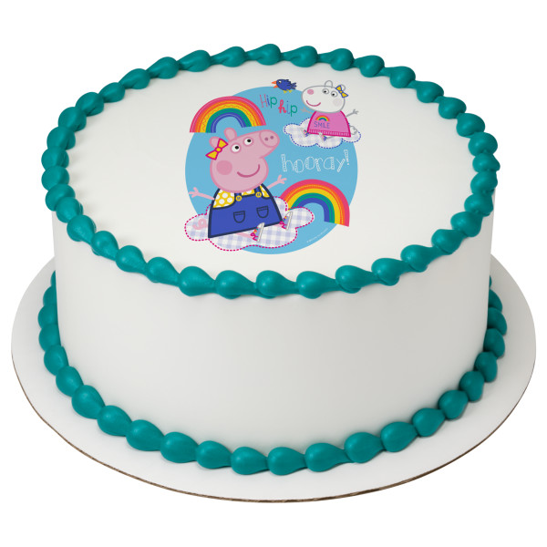 Peppa Pig™ Hip Hip Hooray PhotoCake® Edible Image®