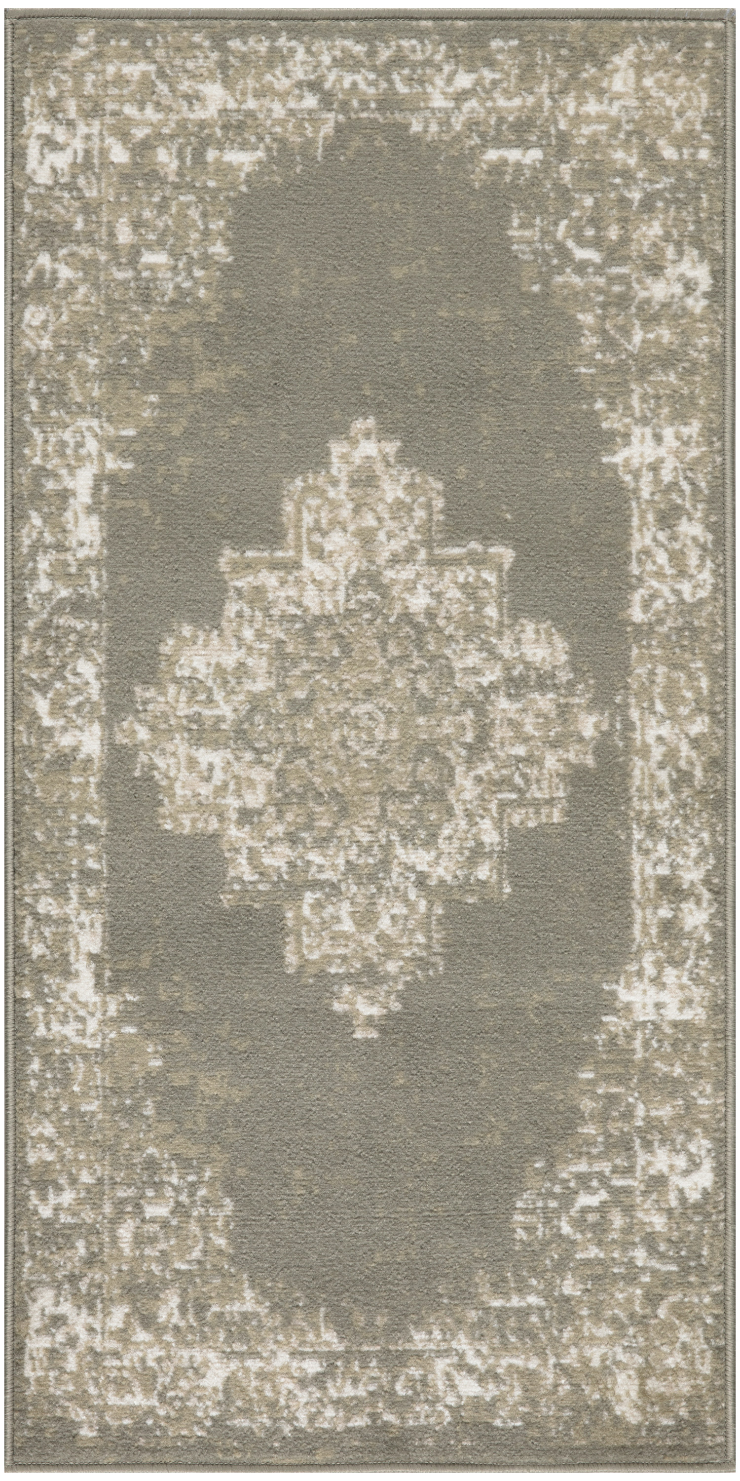 Nourison Grafix 2' x 4' Olive Vintage Indoor Rug