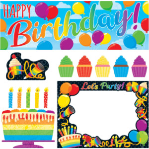 Rainbow Birthday Learning Set