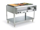120-volt 960-watt two-well Servewell® stainless steel hot-food table
