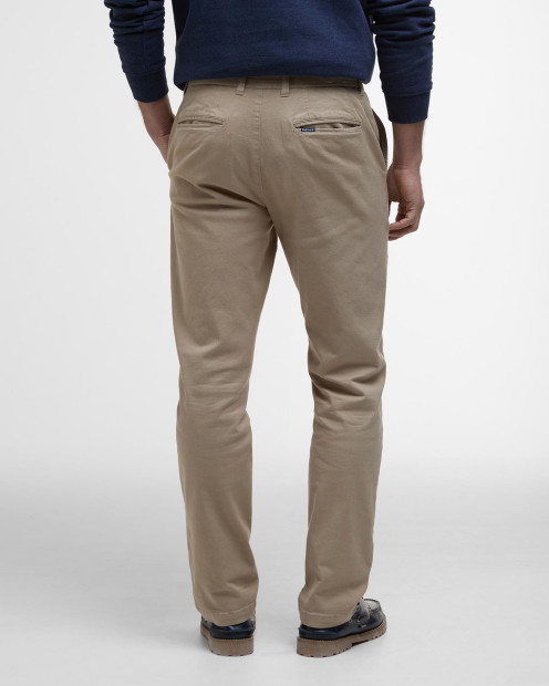 Washed Stretch Regular Trousers Washed Stone