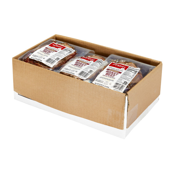 BREAD READY(r) Roast Beef, Premium, Sliced, 6/2 lb . C1RM - Front Right Open Case (Hi Res)