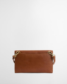 Isla Leather Travel Purse Classic Brown