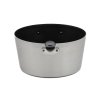 8 ½-quart Wear-Ever® tapered aluminum saucepan with SteelCoat x3™ nonstick coating and silicone handle