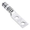 Pan-Lug™ LCC Series, Compression Lug, Copper, 2-Hole, 250 kcmil, 3/8 in. Stud Hole, Tin Plated, Yellow, 3.89 in. L