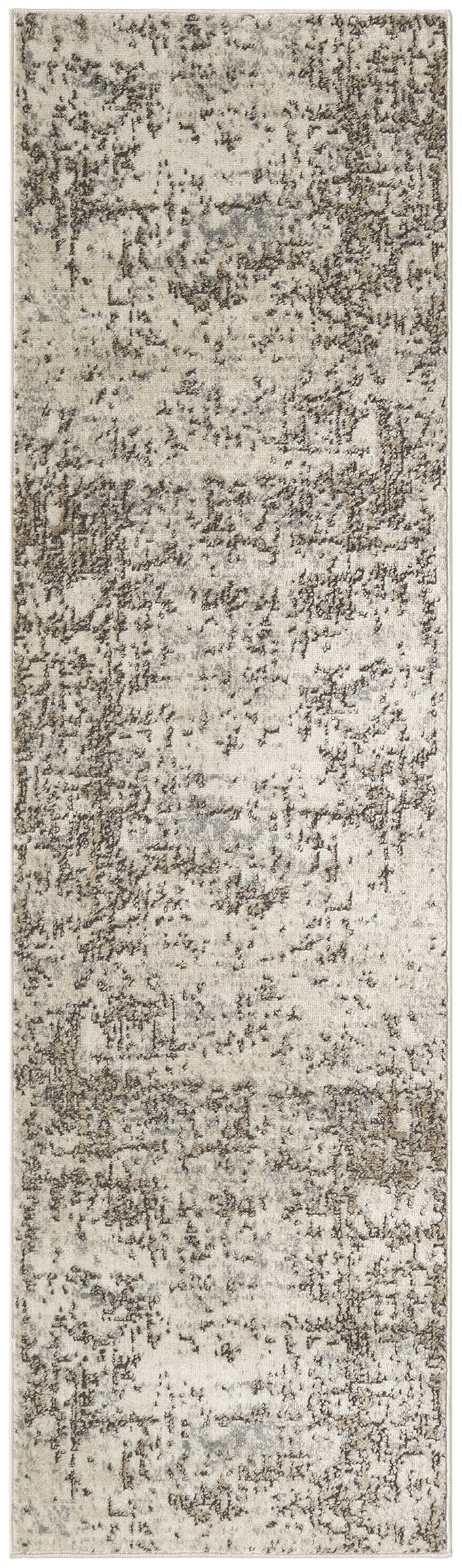 Nourison Quarry 2'2" x 7'6 Ivory Beige Modern Indoor Rug