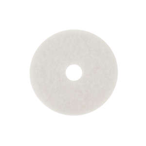 3M,  Super Polish 4100 Round Floor Pad, 24", White