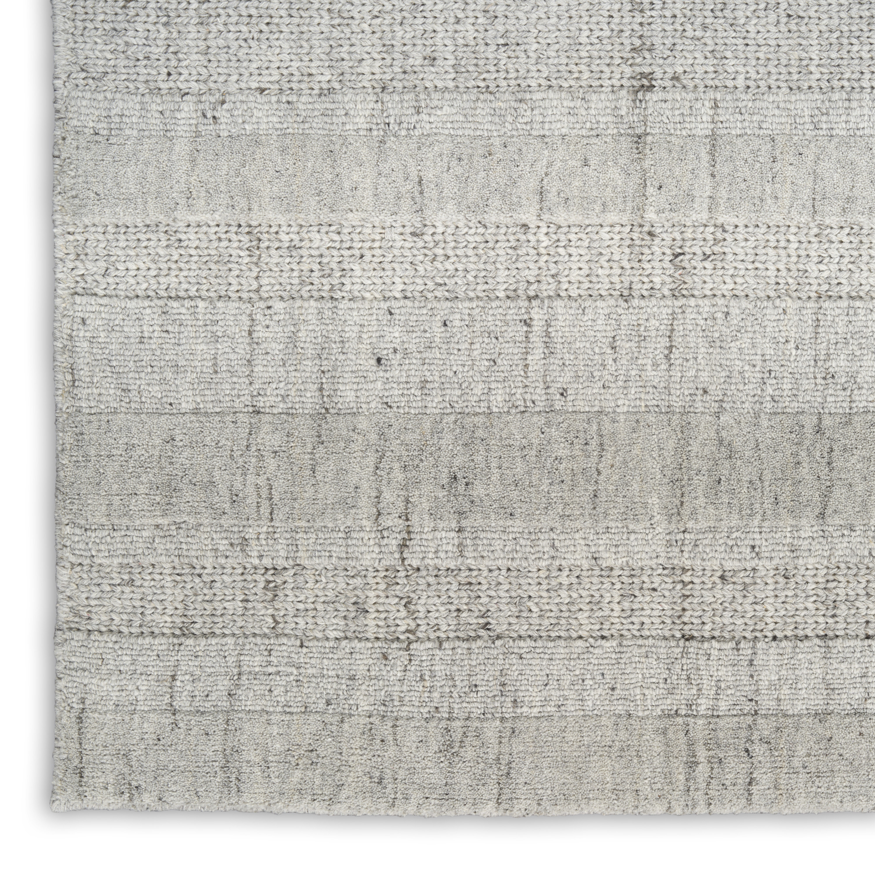 DKNY Pure Multi Weave 9'9" x 13'9" Grey Contemporary Indoor Rug