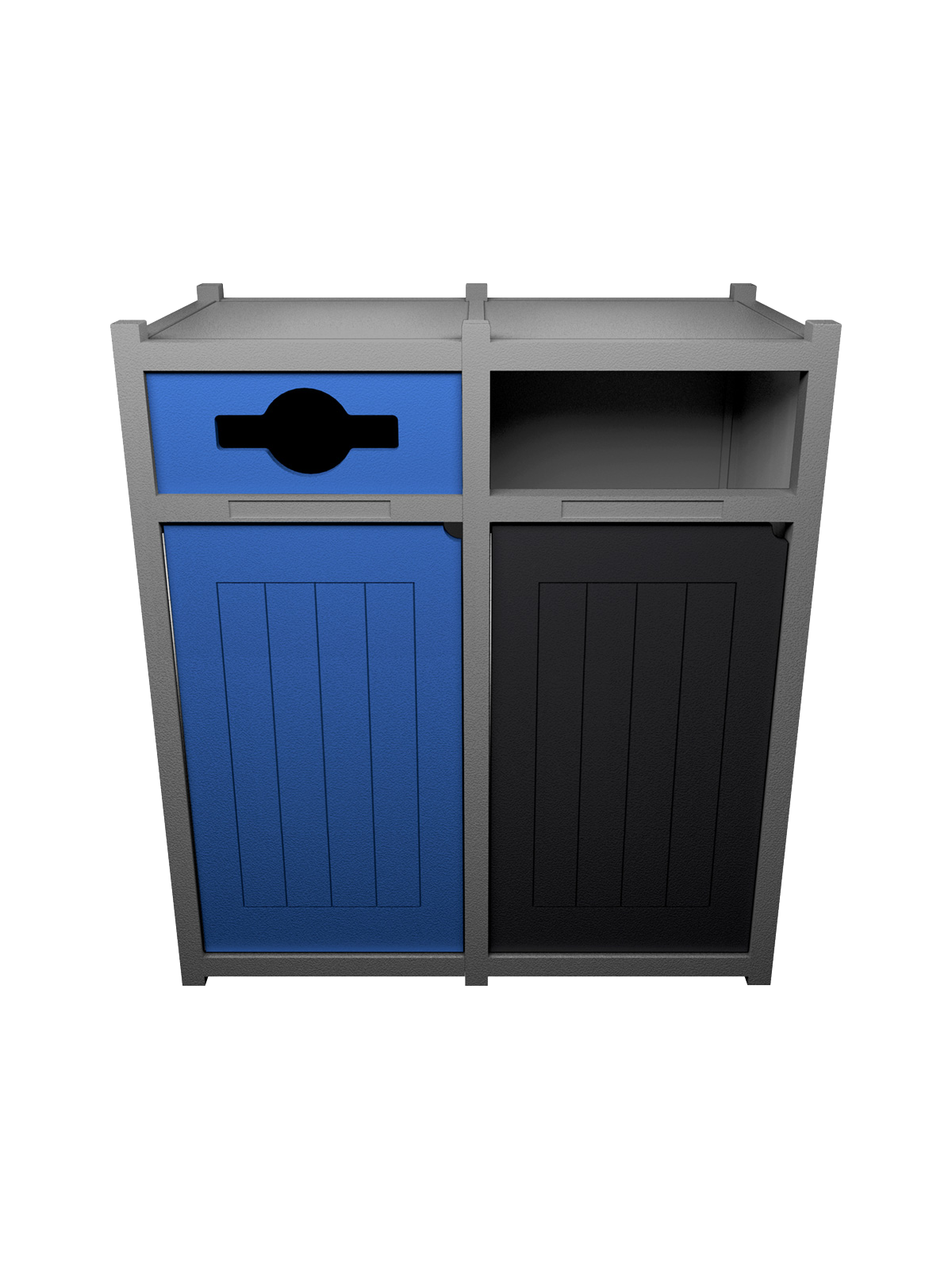 VISION – Double – Unit – Mixed-Full – Grey-Blue-Black