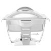 4.1-quart Maximillian Steel™ rectangular half-size chafer