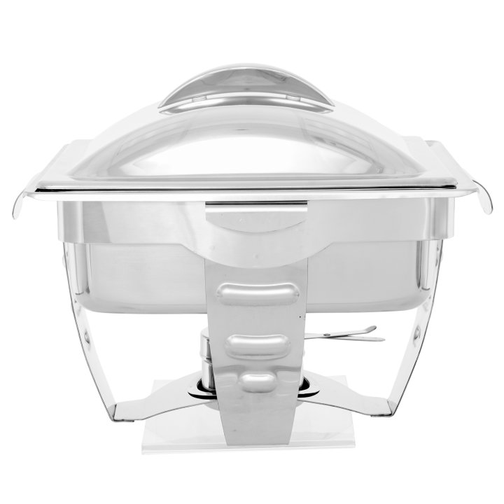 4.1-quart Maximillian Steel™ rectangular half-size chafer