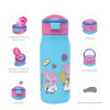 Peppa Pig 13.5 ounce Mesa Double Wall Insulated Stainless Steel Water Bottle, Peppa and Friends slideshow image 8
