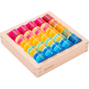 Gem Circle Mirror Tray