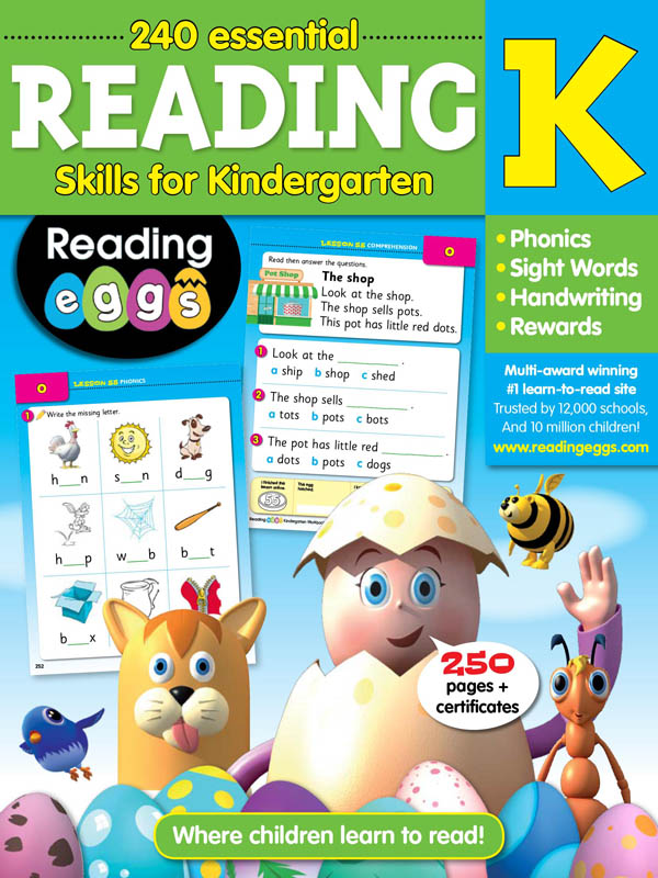 Reading Eggs Reading Workbook Grade K