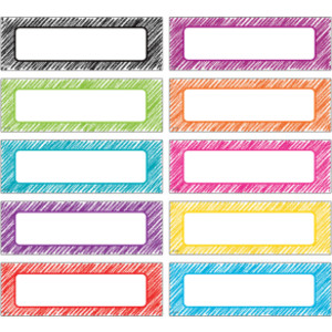 Scribble Labels Magnetic Accents