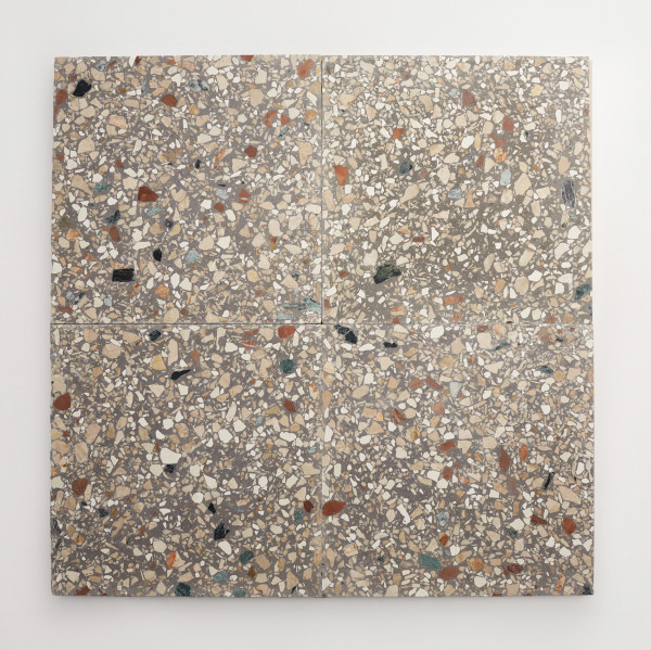Dolce Vita Terrazzo | Torrone IV | Large Field Tile | Ferro | Honed