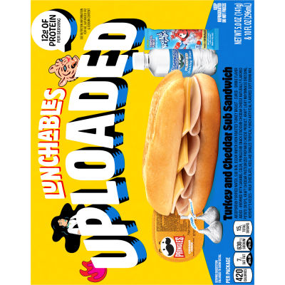Lunchables Uploaded Sub Meal Kit, Pringles, Hershey's Kisses & Kool-Aid Tropical Punch, 15 oz Box