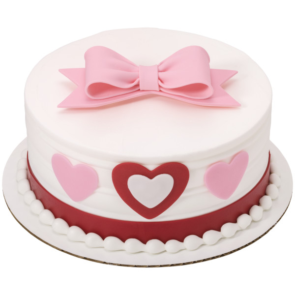 Pastel Bow - Red 3 Free Gum Paste Bows