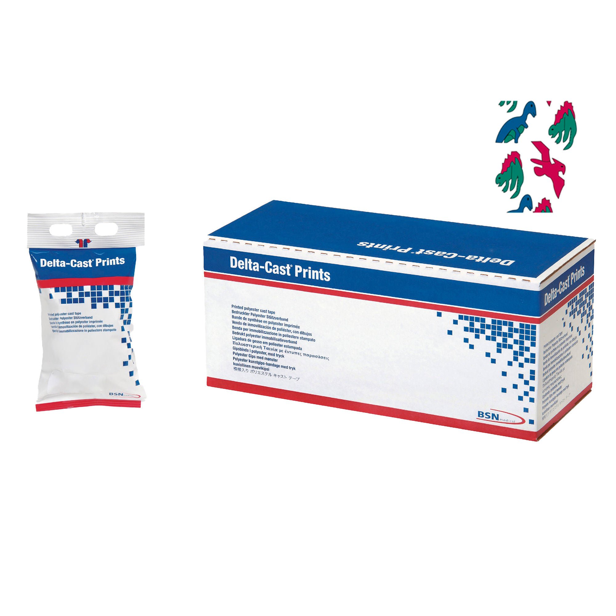 BSN Medical TAPE, CAST DELTA DINOSAURS 2"X4YDS (10/BX)