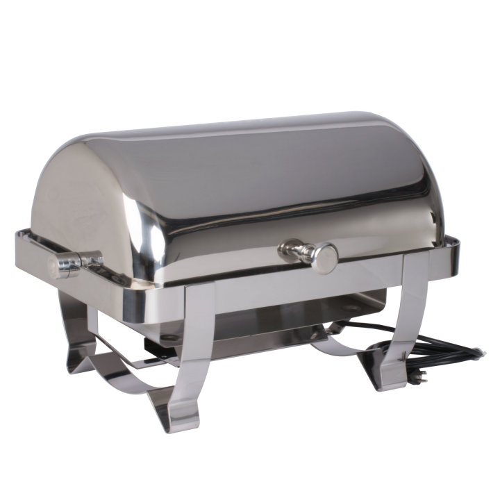 Full-size 120-volt 9-quart Orion® chafer with retractable cover and electric heating