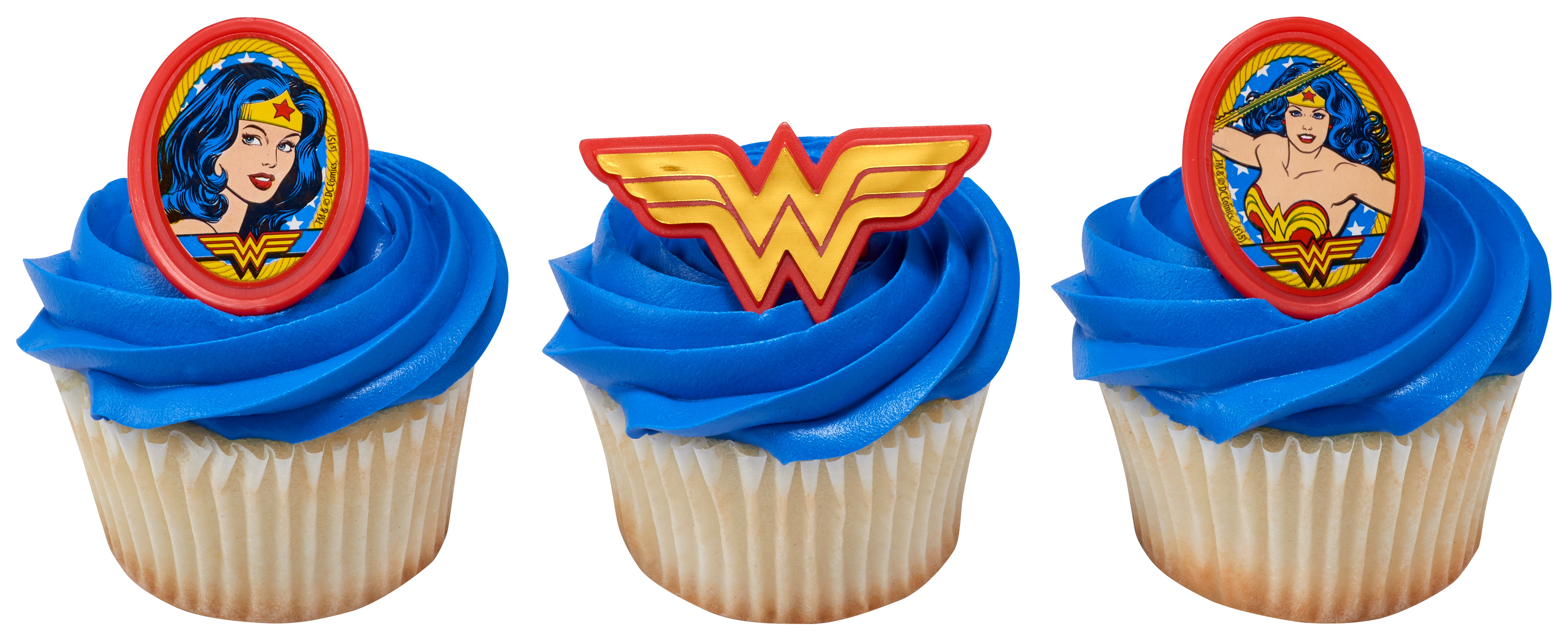 Wonder Woman™ Amazing Amazon | Cupcake Rings | DecoPac