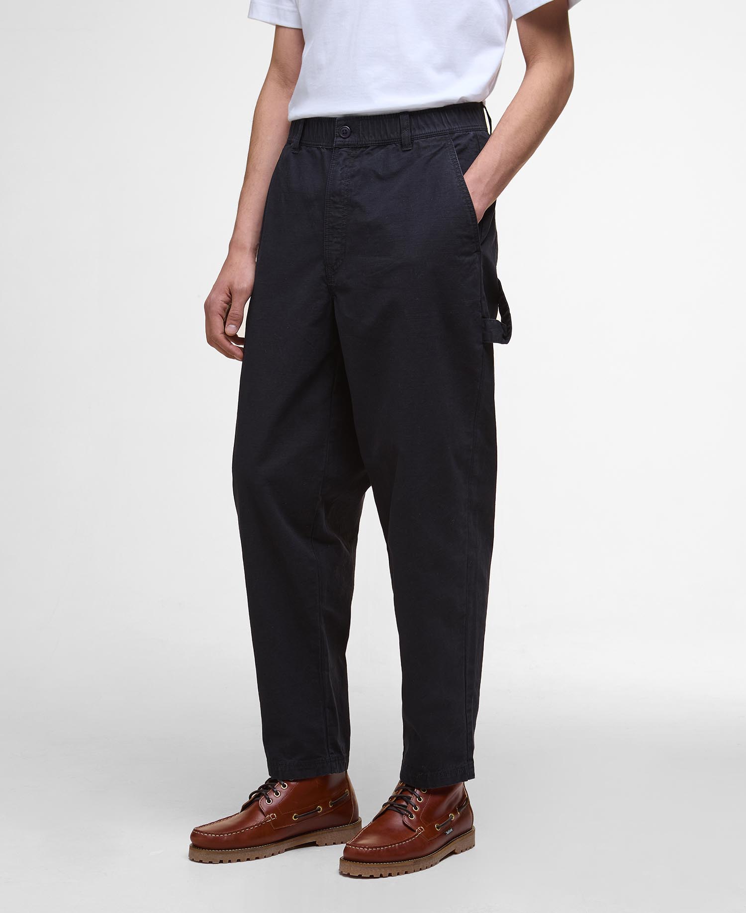 Harton Relaxed Slub Trousers image number 1