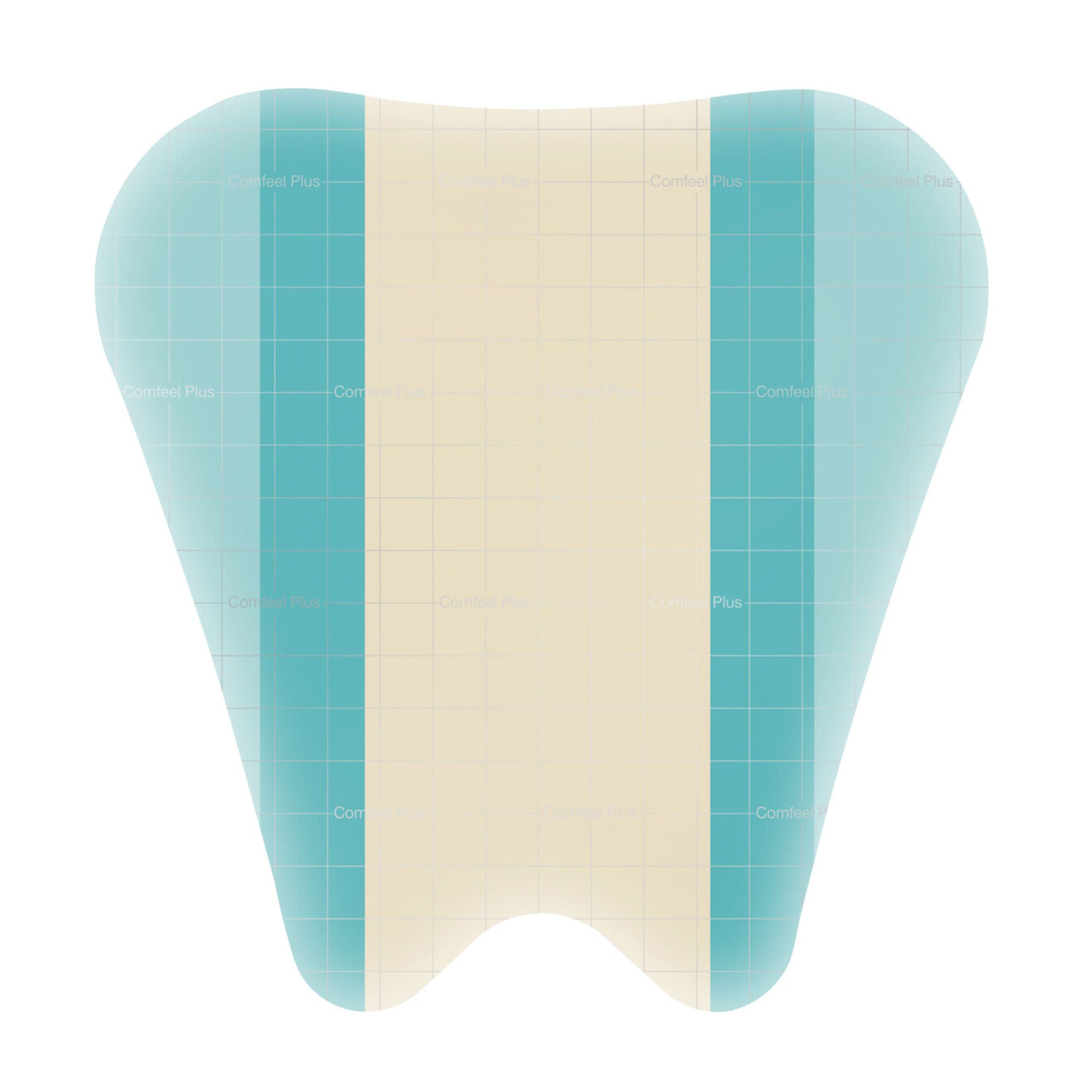 Comfeel® Plus Ulcer Hydrocolloid Dressing, 7 x 8 Inch Sacral