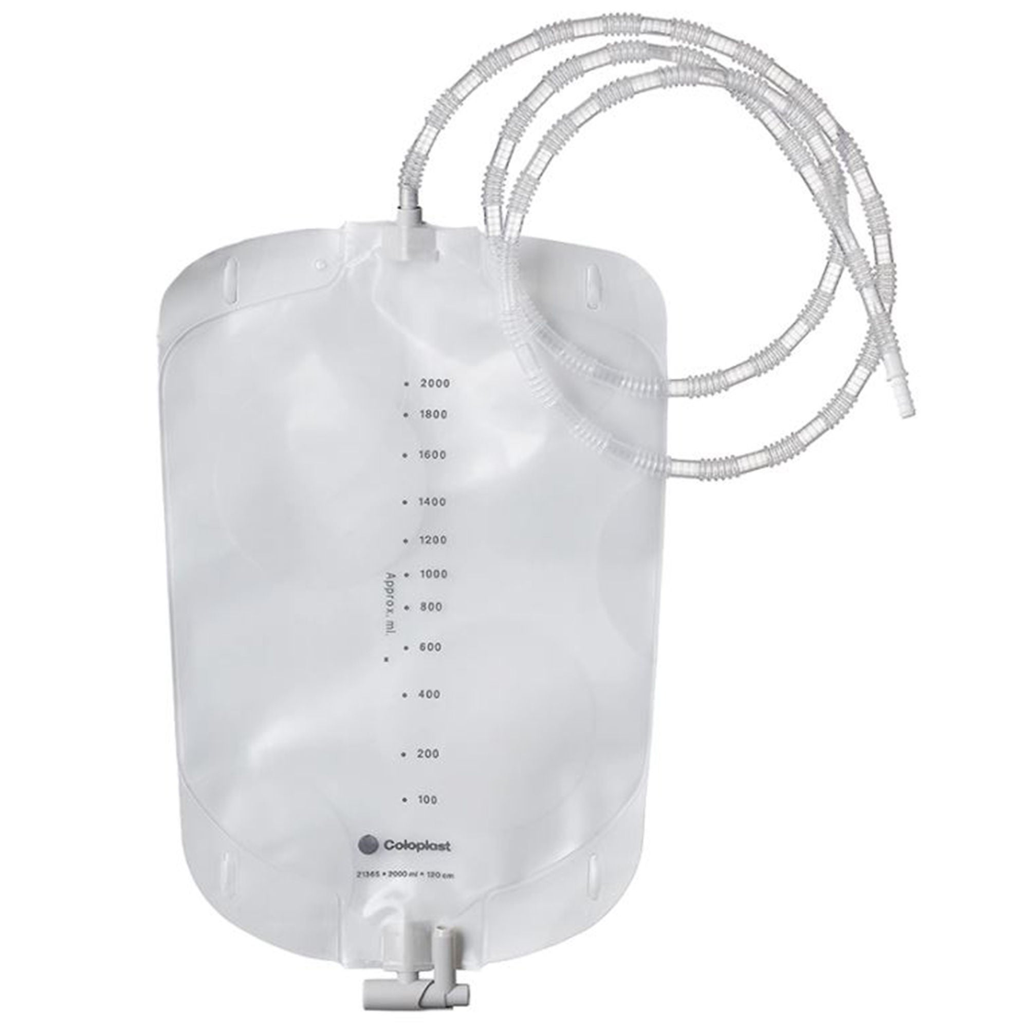 Assura® Urostomy Night Bag, 2,000 mL