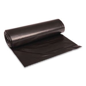 Boardwalk,  LLDPE Liner, 45 gal Capacity, 40 in Wide, 46 in High, 1.6 Mils Thick, Black