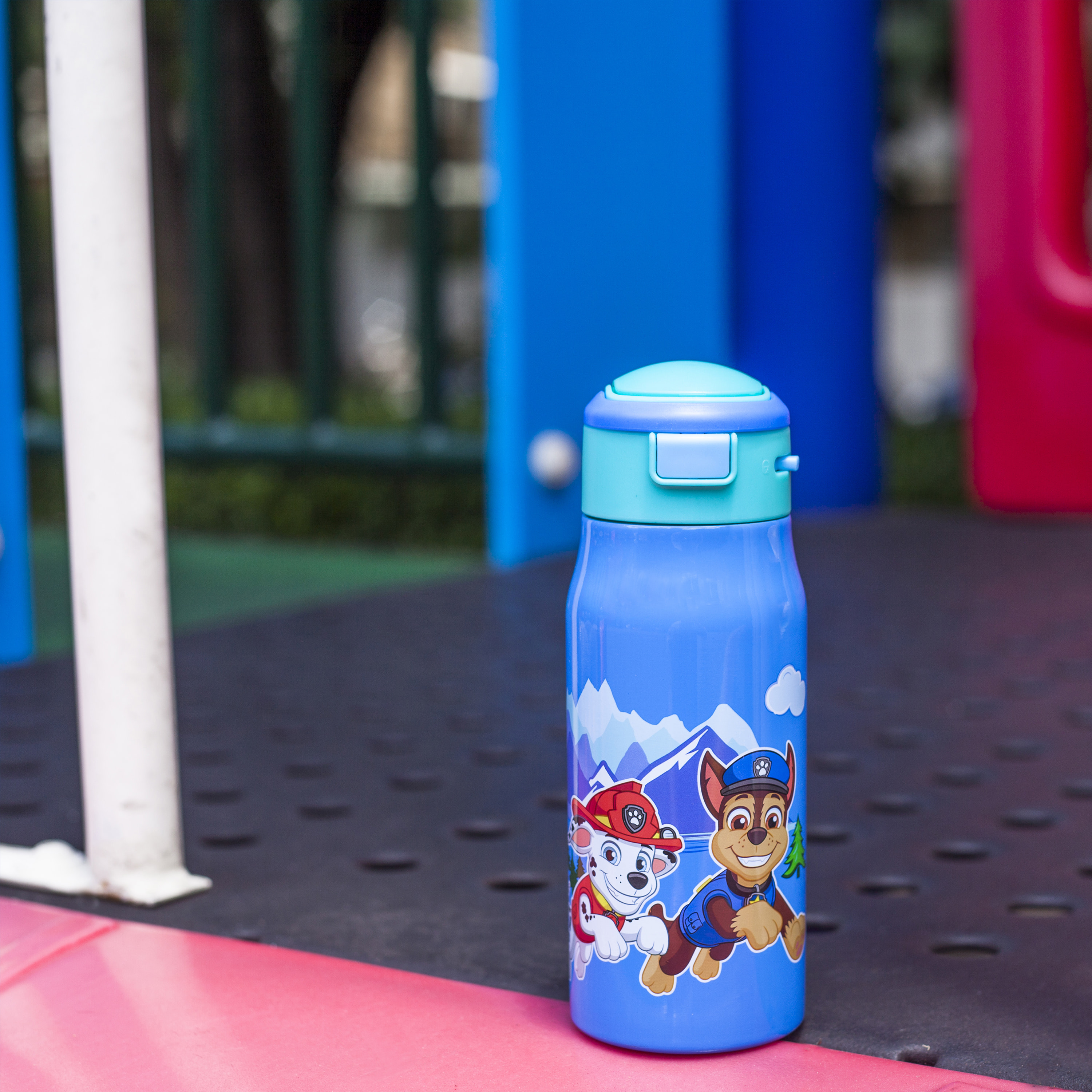 Paw Patrol 13.5 ounce Mesa Double Wall Insulated Stainless Steel Water Bottle, Chase and Marshall slideshow image 4