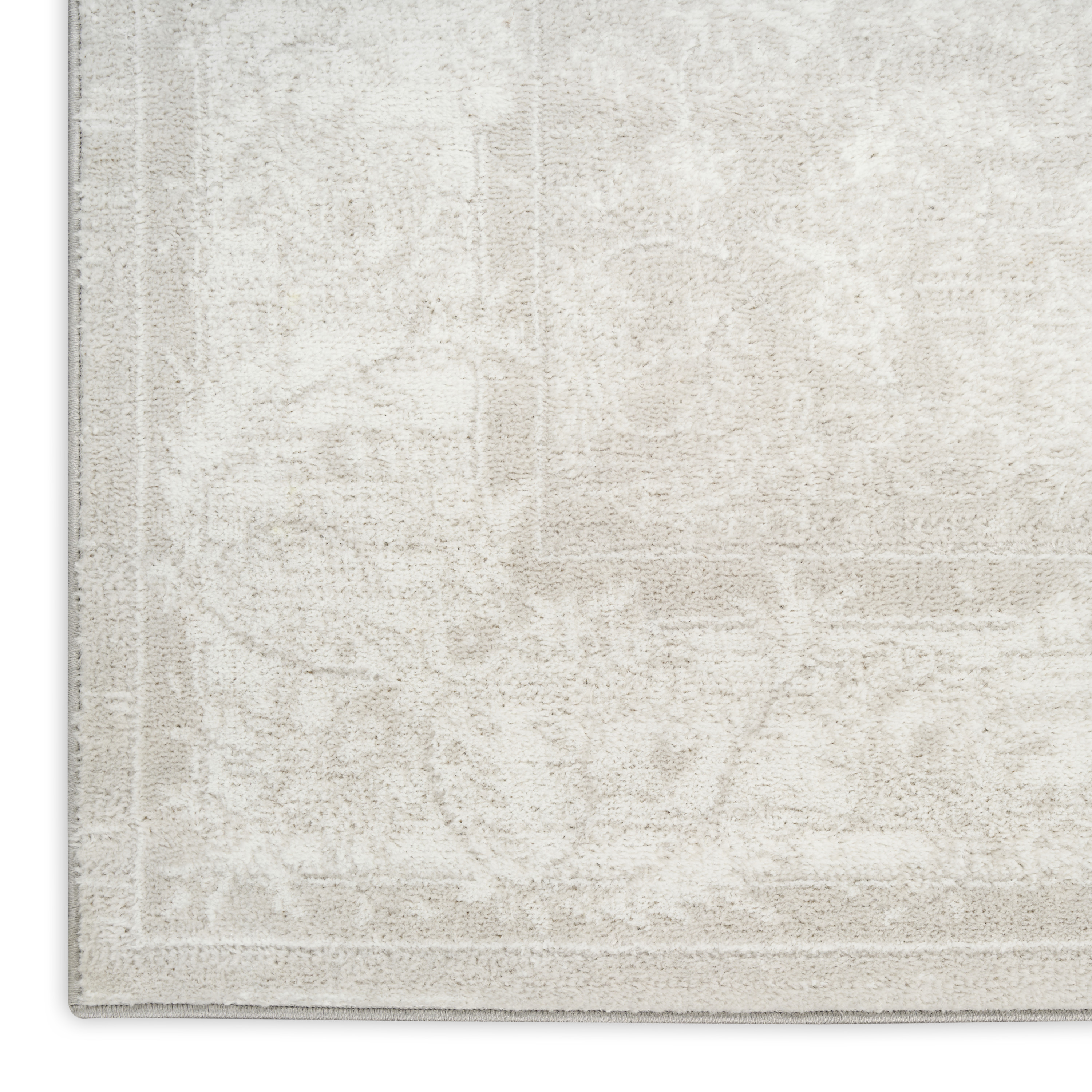 Nourison Dekor 2' x 4' Light Grey Vintage Indoor Rug