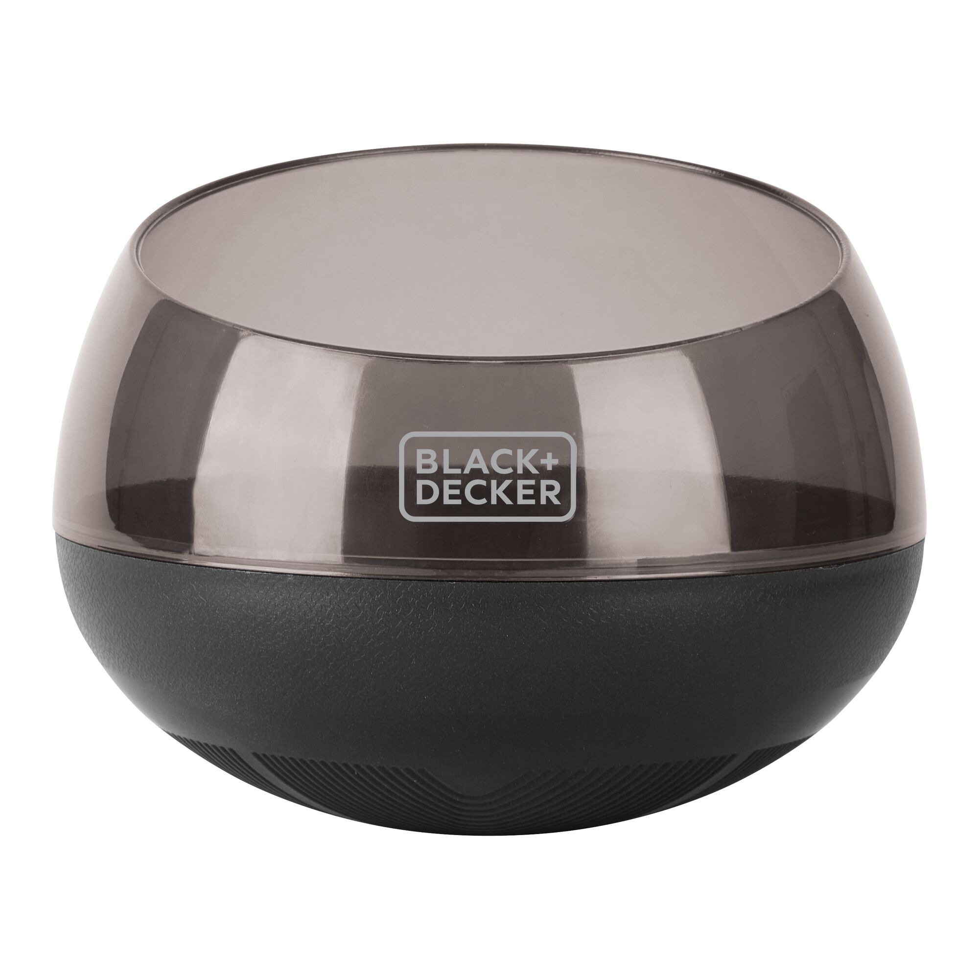 Side profile view of the BLACK+DECKER slow feeder rocking bowl